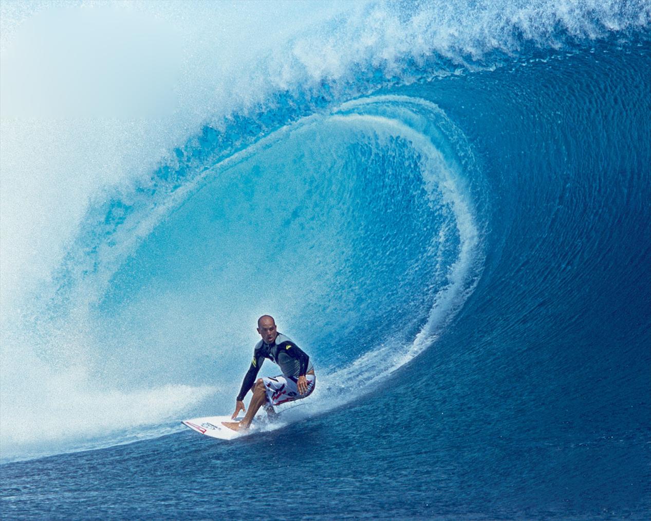 surfing wave